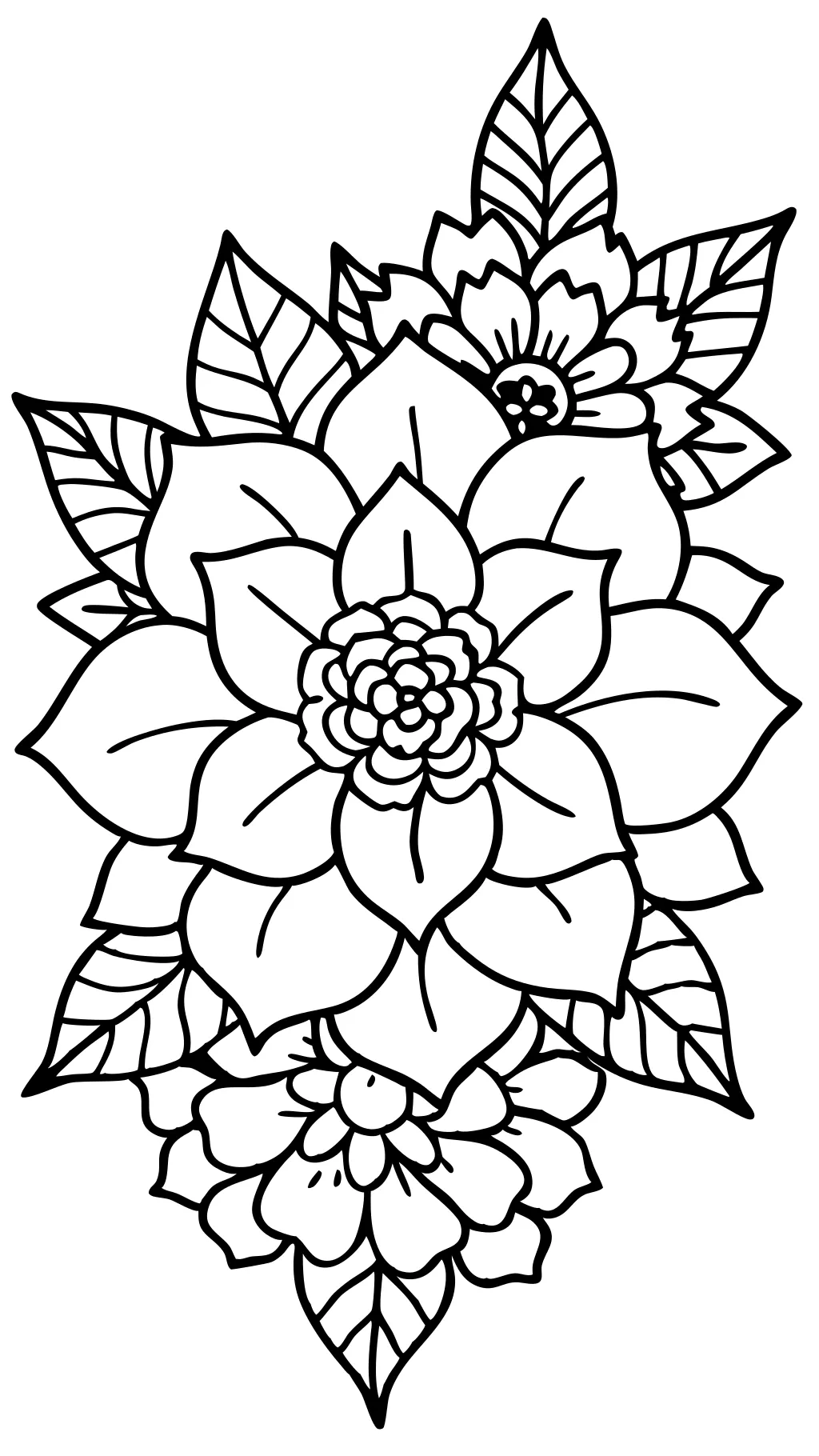 coloriages de fleurs gratuites